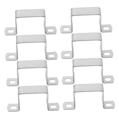 Operitacx 8 Stück Teiliges Edelstahl Rohrklemmen U halterung Quadratrohrhalterung Rohrbefestigungsklammern Wetterfest für Innen Außenbereich Stabile Rohrstütze für Rohre Operitacx 8 Stück Teiliges Edelstahl Rohrklemmen U halterung Quadratrohrhalterung Rohrbefestigungsklammern Wetterfest für Innen Außenbereich Stabile Rohrstütze für Rohre von Operitacx