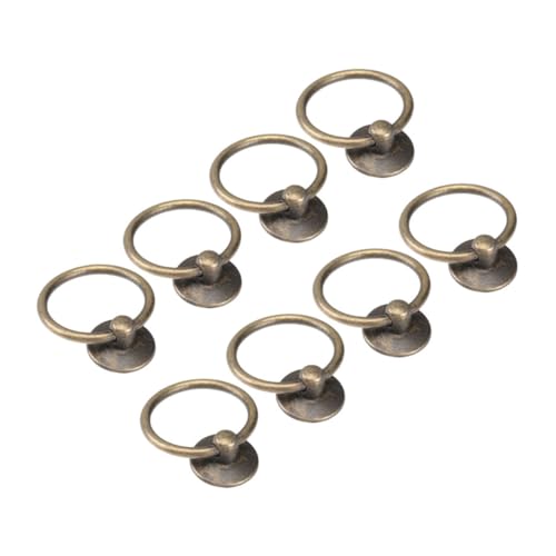 Operitacx 8 Stück Teiliges Metall Schubladenringgriffe Zinklegierung Vintage Möbelbeschläge für Schränke Kommoden und Kleiderschränke Ergonomisches Design Kratzfest Einfache Installation Operitacx 8 Stück Teiliges Metall Schubladenringgriffe Zinklegierung Vintage Möbelbeschläge für Schränke Kommoden und Kleiderschränke Ergonomisches Design Kratzfest Einfache Installation von Operitacx