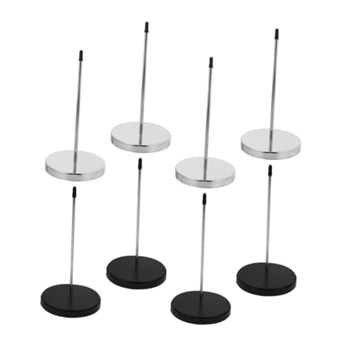 Operitacx 8 Stück Teiliges Metall-quittungshalter Robuster Check Spindle mit Sicherer Spitze Großer Fassungsvermögen für Restaurant Büro Hotel Küche Schwarz und Silber Operitacx 8 Stück Teiliges Metall-quittungshalter Robuster Check Spindle mit Sicherer Spitze Großer Fassungsvermögen für Restaurant Büro Hotel Küche Schwarz und Silber von Operitacx