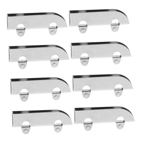 Operitacx 8 Stück Teiliges Schiebetür Laufrolle für Glasvitrinen Rostfreie Möbelrolle Stabile Geräuscharme Geeignet für Schiebetüren von Kleiderschränken und Vitrinen von Operitacx