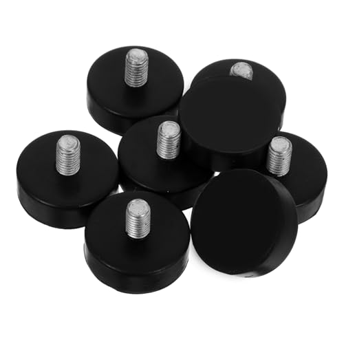 Operitacx 8 Stück Teiliges Schraubbare Möbel-füße Verstellbare Gummifüße mit Stoßdämpfung Vibrationsdämpfende Tischfüße für Maschinen Werkbänke und Möbel Robuste und Langlebige Nivellierfüße von Operitacx