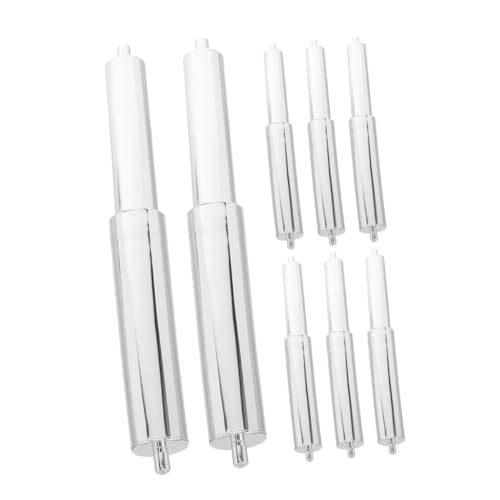 Operitacx 8 Stück Teiliges Toilettenpapierhalter Ersatzset Edelstahl- mit Federmechanismus Belastbare Rollenhalter Stange für Badezimmer Einfache Installation Langlebig und von Operitacx