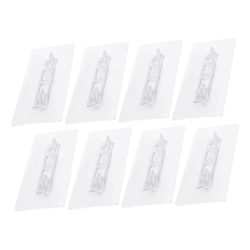 Operitacx 8 Stück Teiliges Transparentes Selbstklebendes Regalhalterungsset Robuste Verlängerbare Einlegebodenstützen ohne Bohren Stabile Regalträger für Schränke Flexible Operitacx 8 Stück Teiliges Transparentes Selbstklebendes Regalhalterungsset Robuste Verlängerbare Einlegebodenstützen ohne Bohren Stabile Regalträger für Schränke Flexible von Operitacx