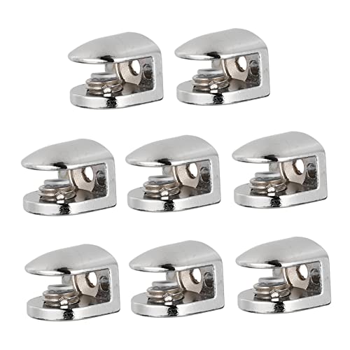 Operitacx 8 Stück Zinc Alloy Glass Clips Verstellbare Halter für für Weinregale Badmöbel und Vitrinen Robuste und Langlebige Glasbefestigungen Operitacx 8 Stück Zinc Alloy Glass Clips Verstellbare Halter für für Weinregale Badmöbel und Vitrinen Robuste und Langlebige Glasbefestigungen von Operitacx
