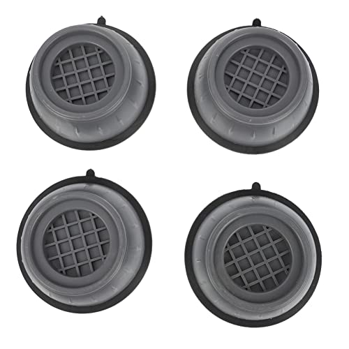 Operitacx 8 Stück rutschfeste Matte Stabilisator Anti-Vibrations-Waschmaschine Anti-Rutsch-Pad für Möbel Pads Vibrationsabsorbierende Matte Fußmatten für Kühlschränke pp Grey von Operitacx
