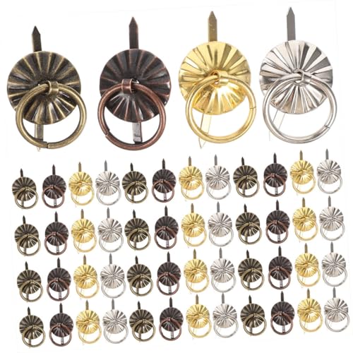 Operitacx 80 Stück Teiliges Mini Metall Ringgriffe Vintage Stil Robuste Eisen Möbelgriffe Kompakte Runde Schubladenzüge für Schränke Schmuckkästen DIY Möbel Vielseitige Retro Dekoration Operitacx 80 Stück Teiliges Mini Metall Ringgriffe Vintage Stil Robuste Eisen Möbelgriffe Kompakte Runde Schubladenzüge für Schränke Schmuckkästen DIY Möbel Vielseitige Retro Dekoration von Operitacx