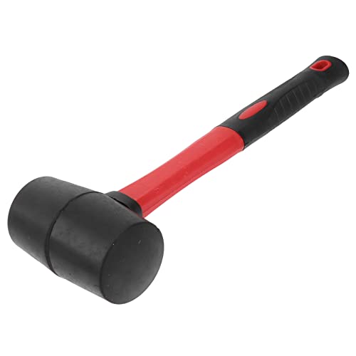 Operitacx 8Oz Gummihammer mit Fasergriff Hochwertiger Installationshammer für Bodenleger Fliesen Lederhandwerk und Heimgebrauch Stabile Verbindung Schlagfest und Elastisch Operitacx 8Oz Gummihammer mit Fasergriff Hochwertiger Installationshammer für Bodenleger Fliesen Lederhandwerk und Heimgebrauch Stabile Verbindung Schlagfest und Elastisch von Operitacx