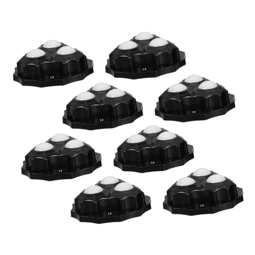 Operitacx 8stücke Möbelrollen Selbstklebend Lenkrollen Für Möbel Schwenkräder Mit Schneeflocke-Design Geeignet Für Hartholzböden Und Küchengeräte von Operitacx