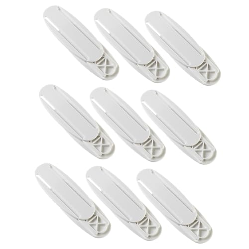 Operitacx 9 Paare Steckdosenhalter Selbstklebend Wandbefestigung Power Strip Fixator aus Abs Kabelmanagement für Kabelchaos Lösung Am Schreibtisch Wohnräumen Operitacx 9 Paare Steckdosenhalter Selbstklebend Wandbefestigung Power Strip Fixator aus Abs Kabelmanagement für Kabelchaos Lösung Am Schreibtisch Wohnräumen von Operitacx