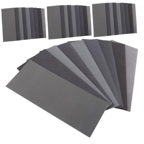 Operitacx 90 Stück Teiliges Schleifpapier Set Nass und Trocken Schleifpapier Blätter für Holz Möbel Finish Metall Polieren DIY Handwerk Operitacx 90 Stück Teiliges Schleifpapier Set Nass und Trocken Schleifpapier Blätter für Holz Möbel Finish Metall Polieren DIY Handwerk von Operitacx