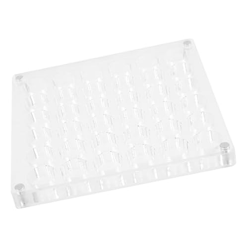 Operitacx Acryl Aufbewahrungsbox Fächer Transparent mit Magnetdeckel Multi Grid Organizer für Perlen Strasssteine Schmuck Desktop Sortierbox für Basteln und Malen von Operitacx