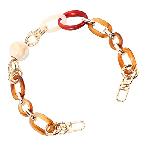 Operitacx Acryl Handtaschenkette Retro Resin Ersatzgurt Kurz Tasche Tragekette DIY Schmuckoptik Rot Zubehör Operitacx Acryl Handtaschenkette Retro Resin Ersatzgurt Kurz Tasche Tragekette DIY Schmuckoptik Rot Zubehör von Operitacx