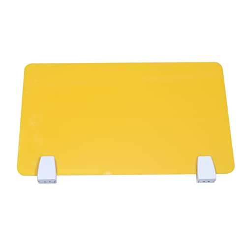 Operitacx Acryl Schreibtisch Trennwand Gelb Partition Board für Büro und Schule Einfache Installation Störungen und Privatsphäre Operitacx Acryl Schreibtisch Trennwand Gelb Partition Board für Büro und Schule Einfache Installation Störungen und Privatsphäre von Operitacx