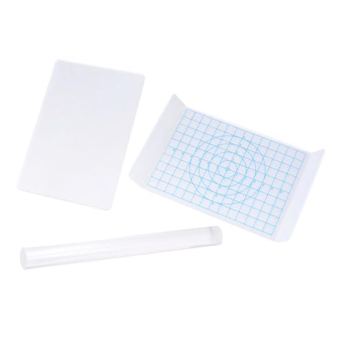 Operitacx Keramikwerkzeug Tonmodellierrolle Und Acrylmodellierrolle Inklusive Tonmodellierplatte Und Werkzeugen Für Acrylton Für DIY-tonkunst Und Töpferprojekte von Operitacx