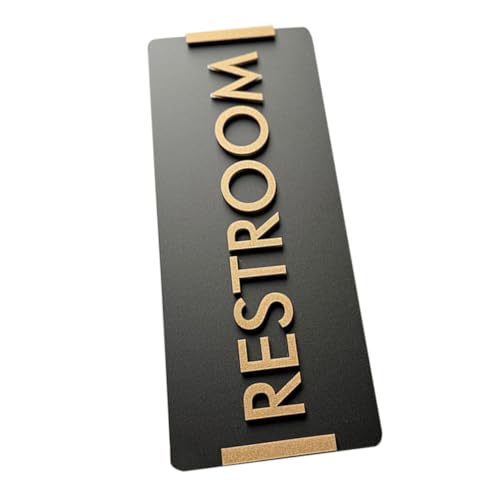 Operitacx Acryl Wc Schild Unisex Toilettenschild Türschild für Büro Geschäft Räume Modernes Design Klare Beschriftung Einfache Orientierung Operitacx Acryl Wc Schild Unisex Toilettenschild Türschild für Büro Geschäft Räume Modernes Design Klare Beschriftung Einfache Orientierung von Operitacx