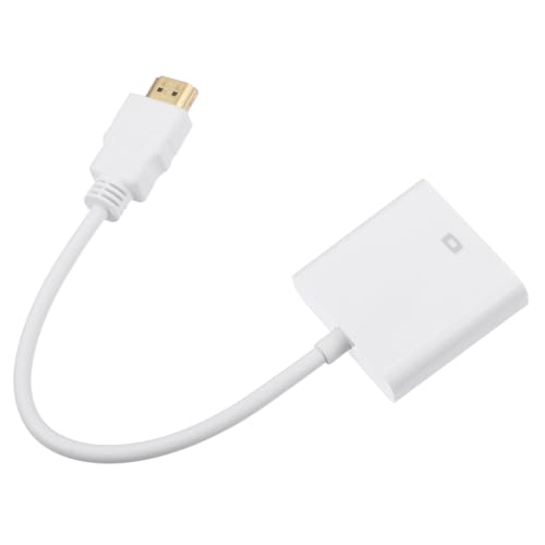 Operitacx Adapter zu Vga Kabel Full HD Video Digital analog Signalwandler mit Abs Gehäuse Verschleißfest Korrosionsbeständig Langzeitnutzung Für PC Laptop Monitor von Operitacx