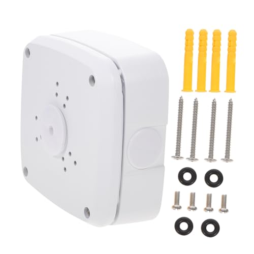 Operitacx Aluminium Anschlussdose mit Abdeckung für Dome Kamera Kabelmanagement Decken Hängemontage Robuste Kabelverbindungsbox für Überwachungskamera Halterung von Operitacx