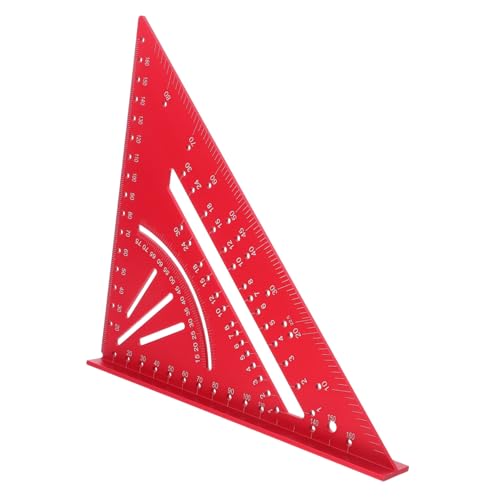 Operitacx Aluminiumlegierung Dreieckiger Zimmermannswinkel Rechtwinkliges Messwerkzeug Präzises Winkelmaß Für Holzverarbeitung Handwerk Und Ingenieurprojekte von Operitacx