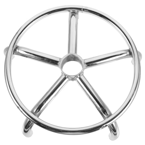 Operitacx Aluminiumlegierung Stuhl Basis Ersatzplatte Drehbarer Schwenkmechanismus für Büro und Barhocker Robust Langlebig Praktische Stuhlunterlage von Operitacx