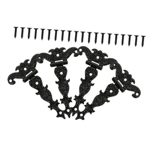 Operitacx Antike Retro Scharniere Teiliges aus Robustem Zinklegierung Metall für Schmuckkästen und Holzmöbel Dekorative Kleine Scharniere mit Vintage Oberfläche Langlebig und Einfach zu von Operitacx
