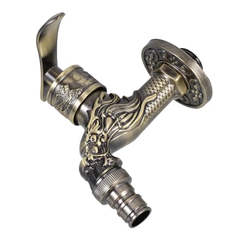 Operitacx Antiker Wandmontierter Wasserhahn mit Drachenform Langlebig und Vielseitig Geeignet für Küche Bad Garten Waschmaschine Rohrdurchmesser Operitacx Antiker Wandmontierter Wasserhahn mit Drachenform Langlebig und Vielseitig Geeignet für Küche Bad Garten Waschmaschine Rohrdurchmesser von Operitacx