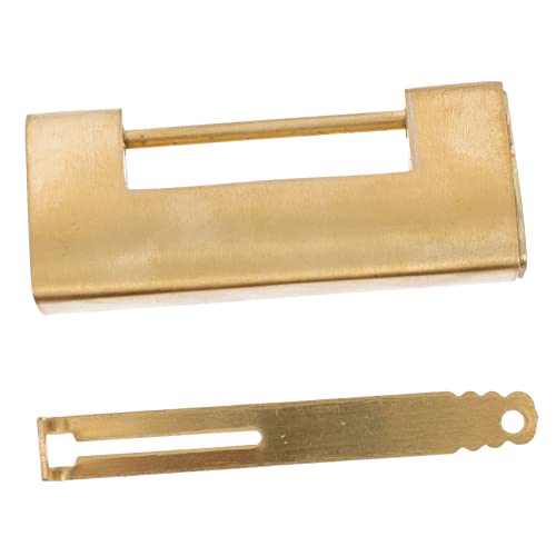 Operitacx Antikes Vorhängeschloss Kupfer Retro Dekorationsschloss für Schmuckkästchen Robust und Langlebig für Holzboxen Operitacx Antikes Vorhängeschloss Kupfer Retro Dekorationsschloss für Schmuckkästchen Robust und Langlebig für Holzboxen von Operitacx