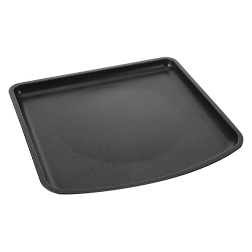 Operitacx Backform Heißluftfritteuse Pizzablech Air Fryer Ersatzschale Antihaftbeschichtete Auffangwanne Airfryer-schalen Luftfritteusenschüssel Ofen Tropfpfanne Backblech Eisen Schwarz von Operitacx