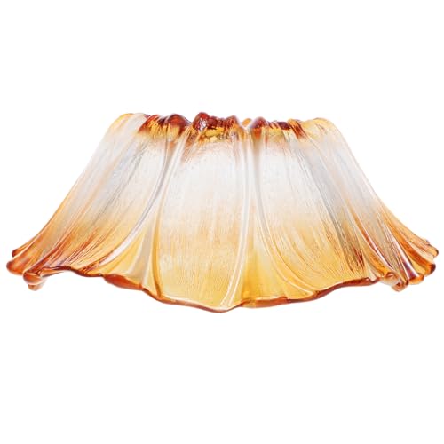 Operitacx Blütenförmiger Glaslampenschirm Vintage Lampenschirm für Tisch und Stehlampe Kompatibel Retro Design Einfache Installation Leicht zu Reinigen für Wohnräume und Bars Operitacx Blütenförmiger Glaslampenschirm Vintage Lampenschirm für Tisch und Stehlampe Kompatibel Retro Design Einfache Installation Leicht zu Reinigen für Wohnräume und Bars von Operitacx