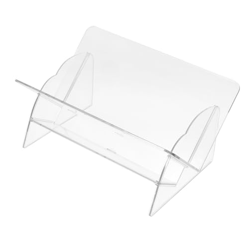 Operitacx Buchhandlungen Schreibtisch Organizer Desktop-Organizer- Kleines Bücherregal Schreibtisch Ablage Kleines Tischregal Desktop-bücherregal Mini Eng Transparent Das Haustier von Operitacx