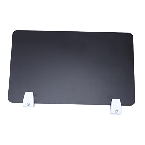 Operitacx Büro Schreibtisch Trennwand Acryl Partition für Desktop Praktische Trennwand zur Reduzierung von Störungen Installieren für und Schwarz von Operitacx