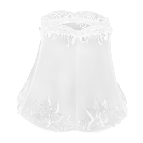 Operitacx Bunter Kunststoff Lampenschirm für Kronleuchter und Wandleuchten Lampenschirm mit Mattierter Oberfläche Ø Stilvolle Deckenleuchte für Wohn Esszimmer von Operitacx