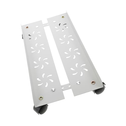 Operitacx Computer Tower Stand mit Verstellbaren Lenkrollen Stabiler PC Halter für Teppich Weißes Design Erweiterbar und Langlebig mit Bremsen für und von Operitacx
