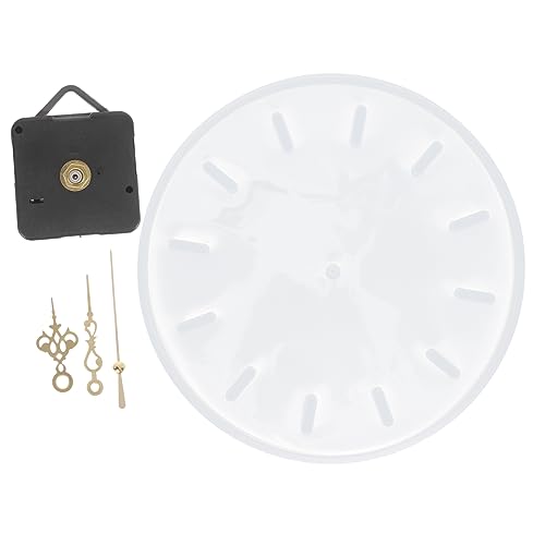 Operitacx DIY Silikonform Uhr Silikon Uhrform Epoxidharz Große Runde Uhrplatte Flexibel Strapazierfähig Für Epoxidharz Uhr DIY Zubehör von Operitacx