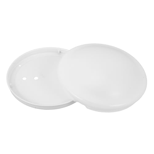 Operitacx Deckenleuchte Lampenschirm Kunststoff Rundes Lampenabdeckung für Schlafzimmer Wohnzimmer Esszimmer Einfache Montage Weiches Licht Design von Operitacx