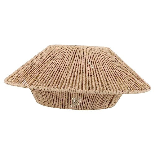 Operitacx Deckenleuchte mit Rattan Lampenschirm Vintage Papierseil Lampenschirm für Wohnzimmer Esszimmer und Teestube Einfache Installation Warmes Diffuses Licht Langlebig Operitacx Deckenleuchte mit Rattan Lampenschirm Vintage Papierseil Lampenschirm für Wohnzimmer Esszimmer und Teestube Einfache Installation Warmes Diffuses Licht Langlebig von Operitacx