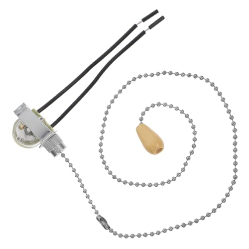 Operitacx Deckenventilator Zugschalter Vintage Zugkettenschalter für Wandlampen Deckenleuchten Chromfarbene Schnur Vielseitig Einsetzbar Schlafzimmer Wohnzimmer Studien Operitacx Deckenventilator Zugschalter Vintage Zugkettenschalter für Wandlampen Deckenleuchten Chromfarbene Schnur Vielseitig Einsetzbar Schlafzimmer Wohnzimmer Studien von Operitacx