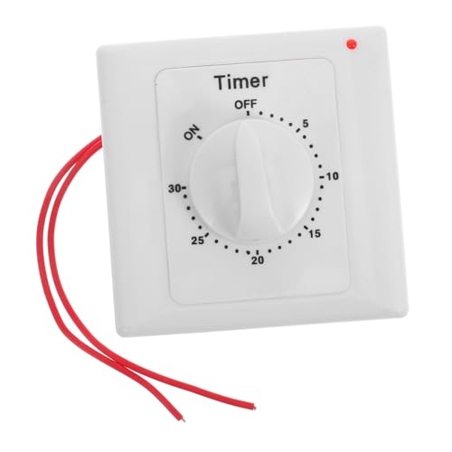 Operitacx Digitaler Timer Schalter für Steckdosen Präzise Zeitsteuerung für Küche und Badezimmer Einfach zu Bedienender Wandtimer zur Automatisierung von Haushaltsgeräten Operitacx Digitaler Timer Schalter für Steckdosen Präzise Zeitsteuerung für Küche und Badezimmer Einfach zu Bedienender Wandtimer zur Automatisierung von Haushaltsgeräten von Operitacx