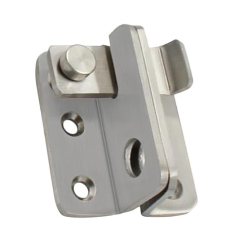 Operitacx Edelstahl Tür Riegel Schiebeschloss mit Schlossloch Sicherheits Türverschluss Langlebig Wetterfest für Fenster und Gartentore Geeignet Robuste Türsicherung Operitacx Edelstahl Tür Riegel Schiebeschloss mit Schlossloch Sicherheits Türverschluss Langlebig Wetterfest für Fenster und Gartentore Geeignet Robuste Türsicherung von Operitacx