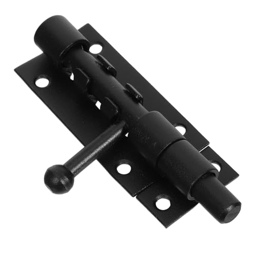 Operitacx Edelstahl Türriegel Schiebeschloss mit Schlossloch Korrosionsbeständiger Türbolzen für Badezimmer und Scheunentür Sicher und robust Mattschwarze Oberfläche Operitacx Edelstahl Türriegel Schiebeschloss mit Schlossloch Korrosionsbeständiger Türbolzen für Badezimmer und Scheunentür Sicher und robust Mattschwarze Oberfläche von Operitacx