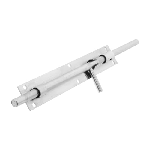 Operitacx Edelstahl Türriegel mit Schlossloch Robuster Verzinkter Bolzenriegel für Tür und Zauntore Einfache Montage Korrosionsbeständig Schwerlastiger Türverschluss für Innen und von Operitacx