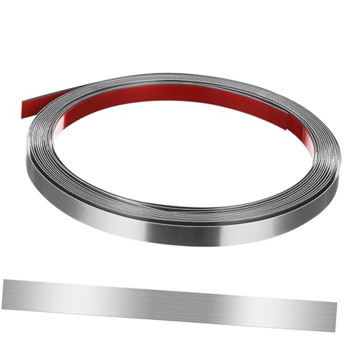 Operitacx Edelstahl Zierleiste Selbstklebend Wandverkleidung Metallleiste Spiegelrahmen Wandmolding Dekor Für Küche Bad Wohnzimmer Büro Operitacx Edelstahl Zierleiste Selbstklebend Wandverkleidung Metallleiste Spiegelrahmen Wandmolding Dekor Für Küche Bad Wohnzimmer Büro von Operitacx