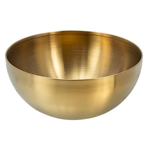 Operitacx Edelstahl SalatschüSsel, 15 Cm Kleine RüHrschüSsel Suppenschalen Metallschale Salad Bowl FüR Nudeln, Reis, Suppe, MüSli, Salat von Operitacx