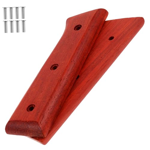 Operitacx Ergonomischer Holzmessergriff aus Massivem Rotbirnenholz Praktischer Ersatzgriff mit Nieten Leichter Langlebiger Küchenmessergriff für Verbesserten Halt und Einfache Montage Operitacx Ergonomischer Holzmessergriff aus Massivem Rotbirnenholz Praktischer Ersatzgriff mit Nieten Leichter Langlebiger Küchenmessergriff für Verbesserten Halt und Einfache Montage von Operitacx