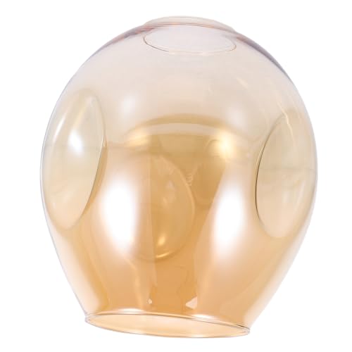 Operitacx Ersatz Lampenschirm Transparente Deckenlampe Pendelleuchte für Wohnzimmer Schlafzimmer Durchmesser Obere Öffnung Untere Öffnung von Operitacx