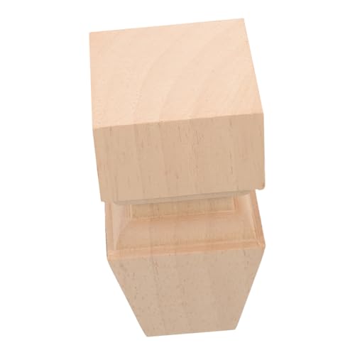 Operitacx Ersatzbettbeine Beine für Kommode und Sideboard Kabinettsbeine Möbelbeine verstellbare Beine Tischbeine Füße Fuß Bettbeine aus Holz Möbelfüße Ersatz-Sofabeine von Operitacx