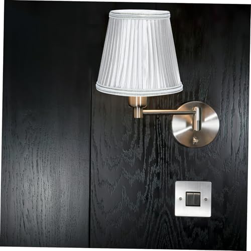 Operitacx Europäischer Lampenschirm aus Stoff Leicht Installieren Retro Stil für Tisch Steh Wandlampen im Schlafzimmer und Wohnzimmer Augenschonend Langlebig von Operitacx