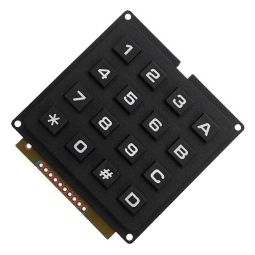 Operitacx Externe Industrietastatur Matrix Array Schalter Keypadmodul für Mikrocontroller Mcu kompatibel Komfortabel Taktil Robust Vielseitig Industriell Einsetzbar von Operitacx