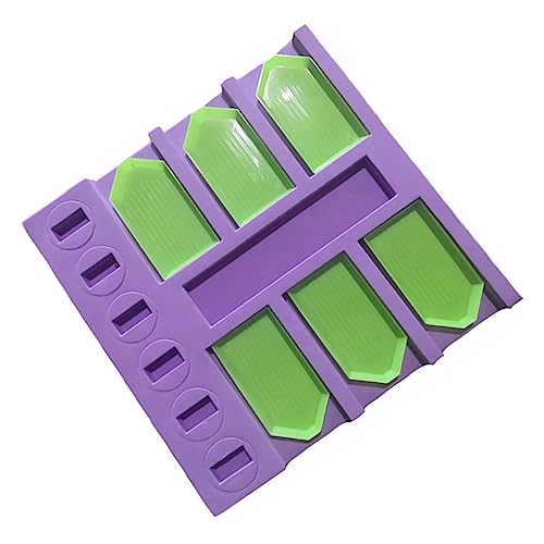 Operitacx Fach Diamant Organizer Tray Halter für DIY Diamond Drawing Zubehör Aufbewahrungstablett mit Fächern zur Farbsortierung Verhindert Vermischung für Kreuzstich und Stickerei Operitacx Fach Diamant Organizer Tray Halter für DIY Diamond Drawing Zubehör Aufbewahrungstablett mit Fächern zur Farbsortierung Verhindert Vermischung für Kreuzstich und Stickerei von Operitacx