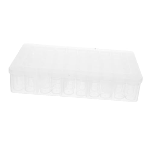 Operitacx Fächer Samenaufbewahrungsbox Kunststoff mit Nummerierten Etiketten Transparentes Design für Einfache Organisation und Lagerung von Blumensamen Gemüsesamen und Mehr von Operitacx