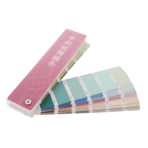 Operitacx Farbkarte für Lack und Architektur Farben Standard Farbprobenkarte Papier Wasserfarben Musterkarte Professionelle Farbmusterkarte für Boden Materiallacke von Operitacx